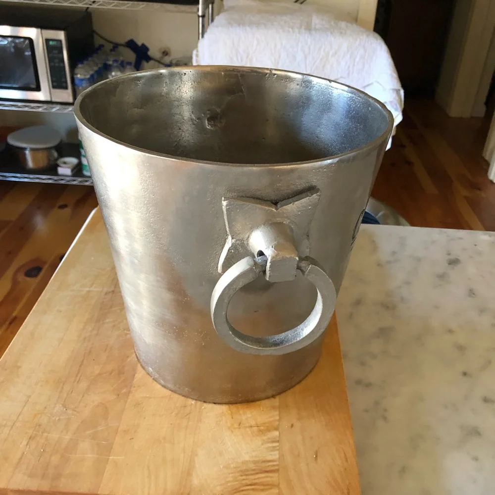Vintage-Style Silver Champagne Bucket